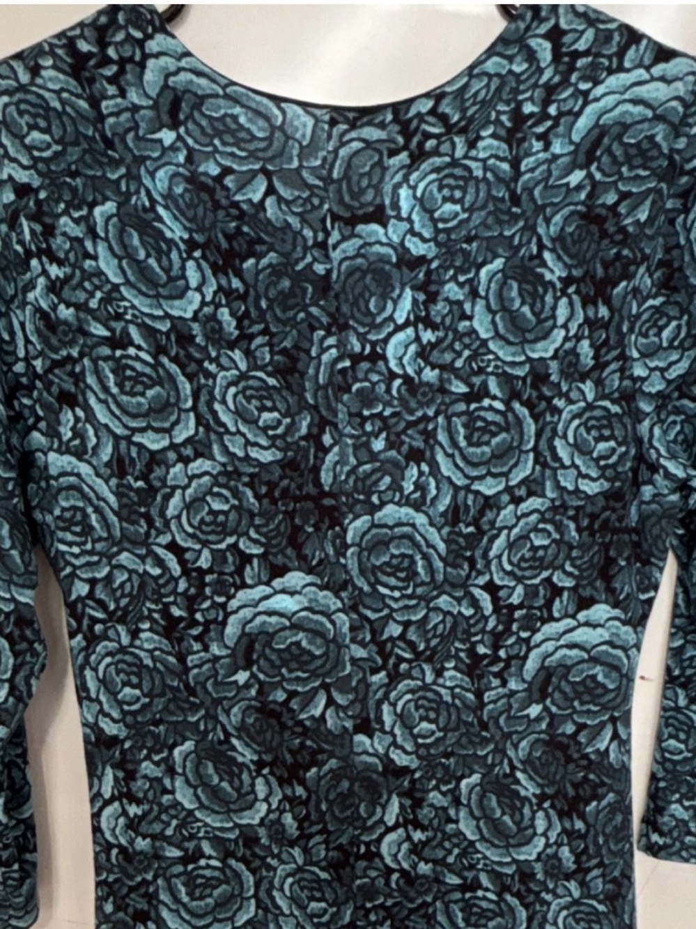 Karen Kane Black Crew Neck Top